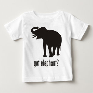 Camiseta Para Bebê Elefante
