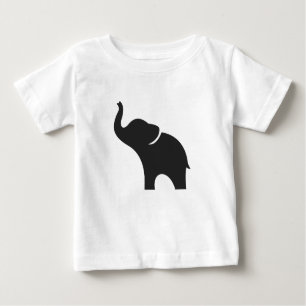 Camiseta Para Bebê Elefante bebê