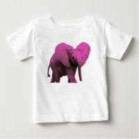 Elefante cor-de-rosa para o bebê
