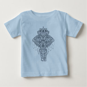 Camiseta Para Bebê Elefante inspirado