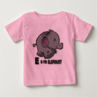 Camiseta Para Bebê Elefante Longa Folga