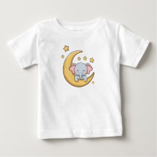 Camiseta Para Bebê Elefante para Bebê