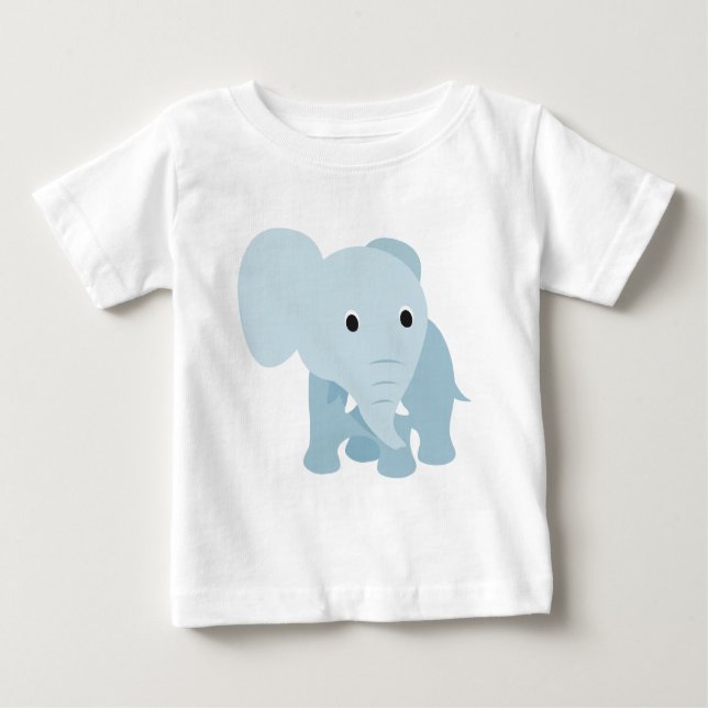 Camiseta Para Bebê Elefante para Bebê (Frente)