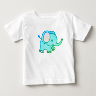 Camiseta Para Bebê Elefante para Bebê