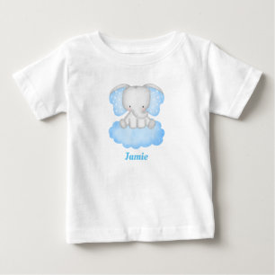 Camiseta Para Bebê Elefante para Bebês Personalizado