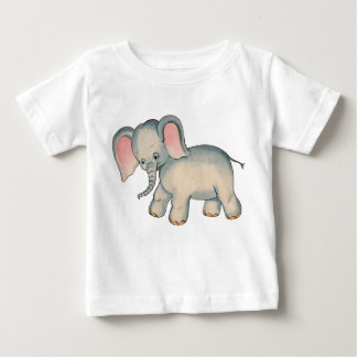 Camiseta Para Bebê Elefante retro bonito