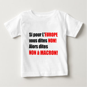 Camiseta Para Bebê Eleições Presidenciais Francesas 2017 - Bebê Tee