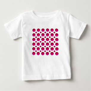 Camiseta Para Bebê elemento do vermelho das bolinhas