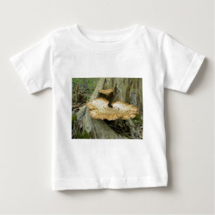 Camiseta Para Bebê Elementos de Coordenação de Fungos de Prateleira