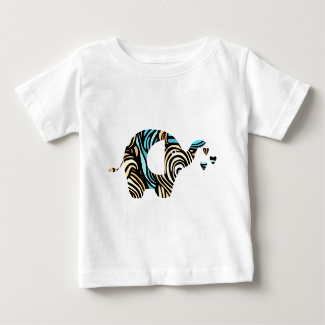 Camiseta Para Bebê Elephant Love (Frente)