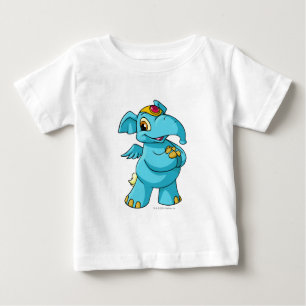 Camiseta Para Bebê Elephante Blue