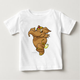 Camiseta Para Bebê Elephante Brown