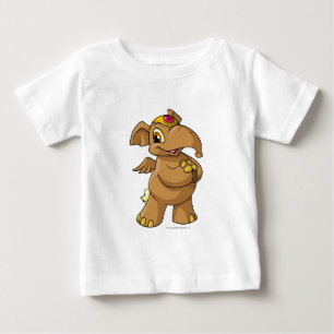 Camiseta Para Bebê Elephante Brown