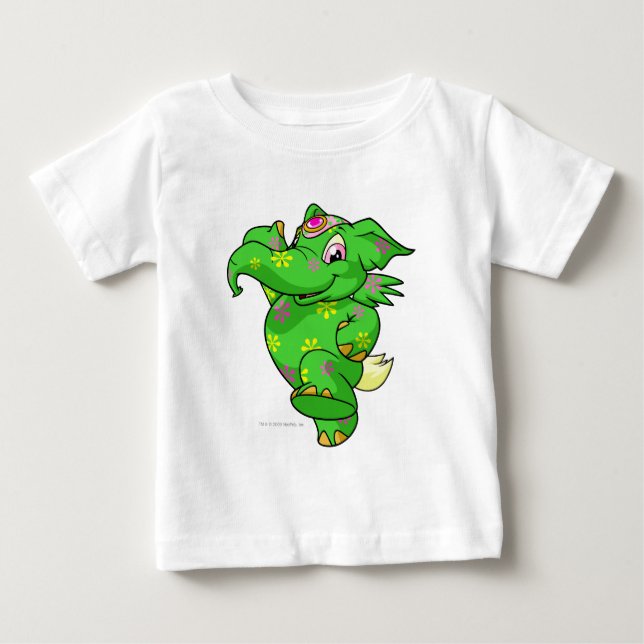 Camiseta Para Bebê Elephante Disco (Frente)