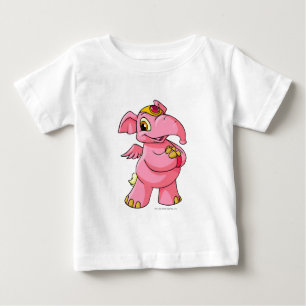 Camiseta Para Bebê Elephante Pink