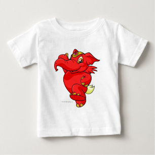 Camiseta Para Bebê Elephante Red