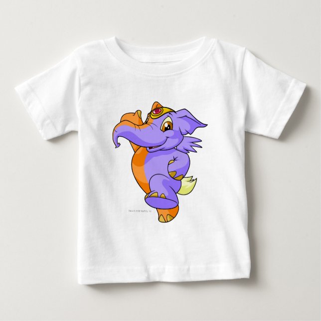 Camiseta Para Bebê Elephante Split (Frente)