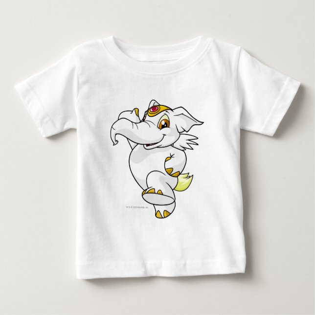 Camiseta Para Bebê Elephante White (Frente)