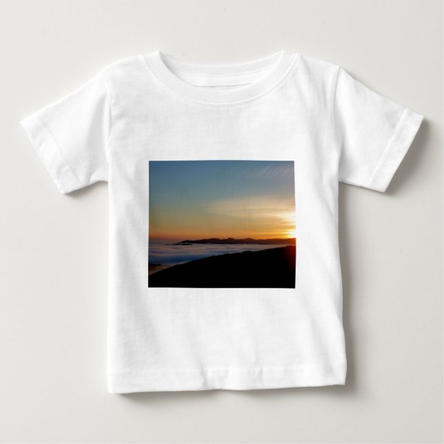 Camiseta Para Bebê Elevação de Sun (Frente)