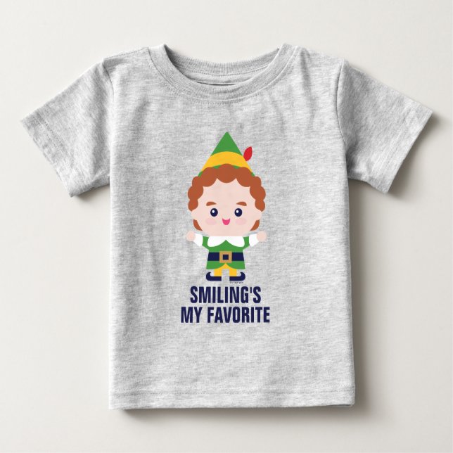 Camiseta Para Bebê Elf o Filme | Bonito Buddy (Frente)