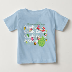 Camiseta Para Bebê Elf o Filme Os Quatro Principais Grupos De Comid