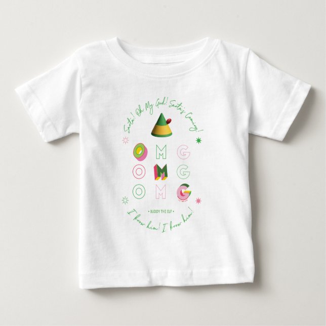 Camiseta Para Bebê Elf o Filme | PAPAIS NOEIS OMG (Frente)