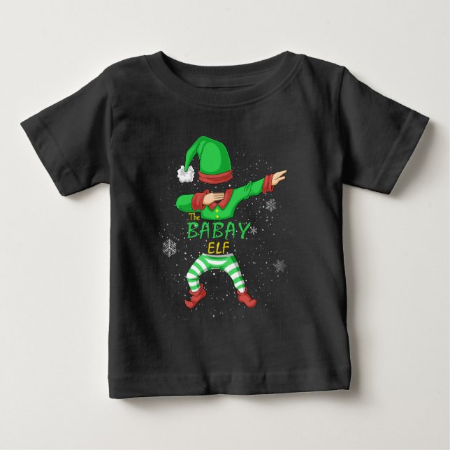 Camiseta Para Bebê elfo (Frente)