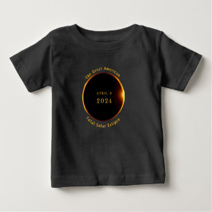 Camiseta Para Bebê Elips solares totais 2024