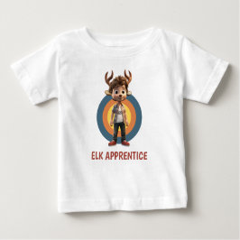 Camiseta Para Bebê Elk Apprentice Boy