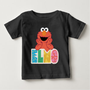 Camiseta Para Bebê Elmo Cute e Divertido