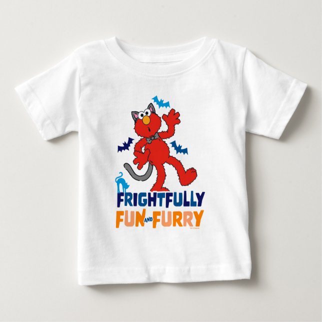 Camiseta Para Bebê Elmo | Divertido e Furtado (Frente)