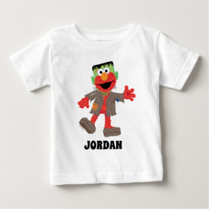 Camiseta Para Bebê Elmo   Frankenstein Costume