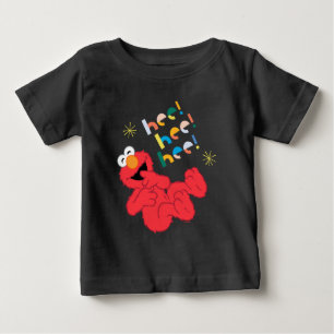 Camiseta Para Bebê Elmo Hee! Hee! Hee!