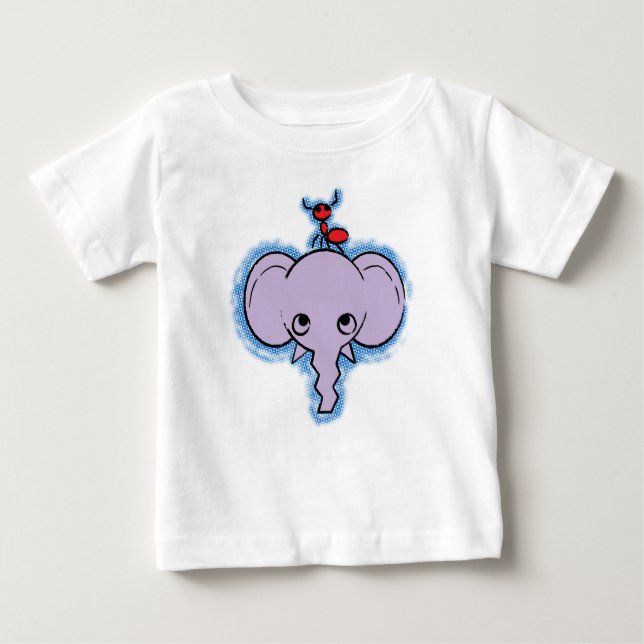 Camiseta Para Bebê Ely F & Ant™ (Frente)