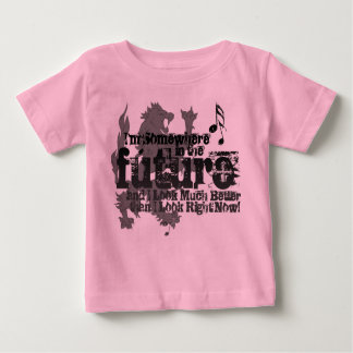 Camiseta Para Bebê Em algum lugar no futuro, BABY (com leão)