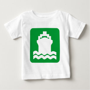 Camiseta Para Bebê Em Forma - Verde Grama