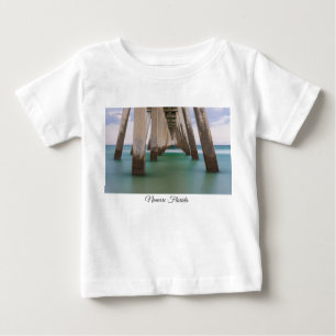 Camiseta Para Bebê Em Navarre Beach Pier Baby Toddler T-shirt