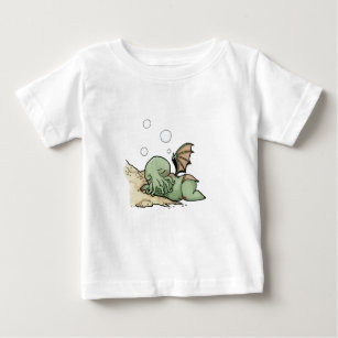 Camiseta Para Bebê Em sua casa em R'lyeh Cthulhu inoperante espera o