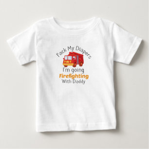 Camiseta Para Bebê Embale Minhas Fraldas Estou Indo Fazer Combate a I