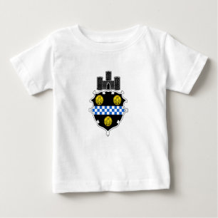 Camiseta Para Bebê Emblema de Pittsburgh, Pensilvânia Baby T-Shirt