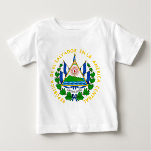 Camiseta Para Bebê emblema do salvador
