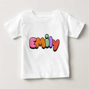 Camiseta Para Bebê Emily