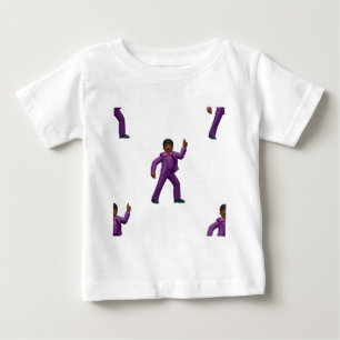 Camiseta Para Bebê Emoji Dancing Man