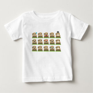 Camiseta Para Bebê emojis de moinho