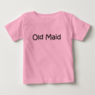 Camiseta Para Bebê Empregada doméstica idosa