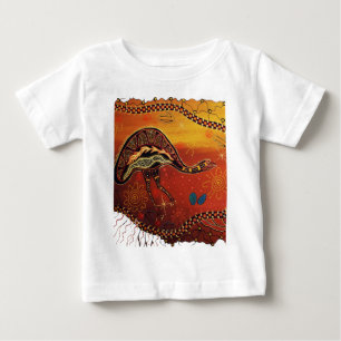 Camiseta Para Bebê Emu do interior