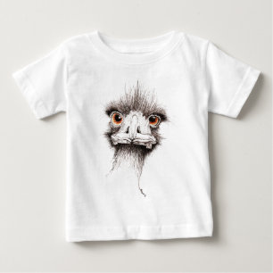 Camiseta Para Bebê Emu por Inkspot