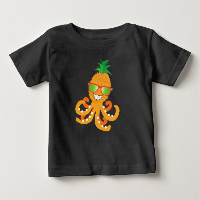 CAMISETA PARA BEBÊ ENCHIMENTO EXÓTICO DE PINÁPICO TROPICAL EXÓTICO OC (Frente)