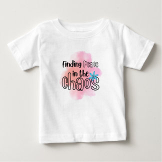 Camiseta Para Bebê Encontrar Paz