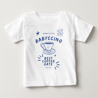 Camiseta Para Bebê Encontro de Café Babyccino da Mamãe